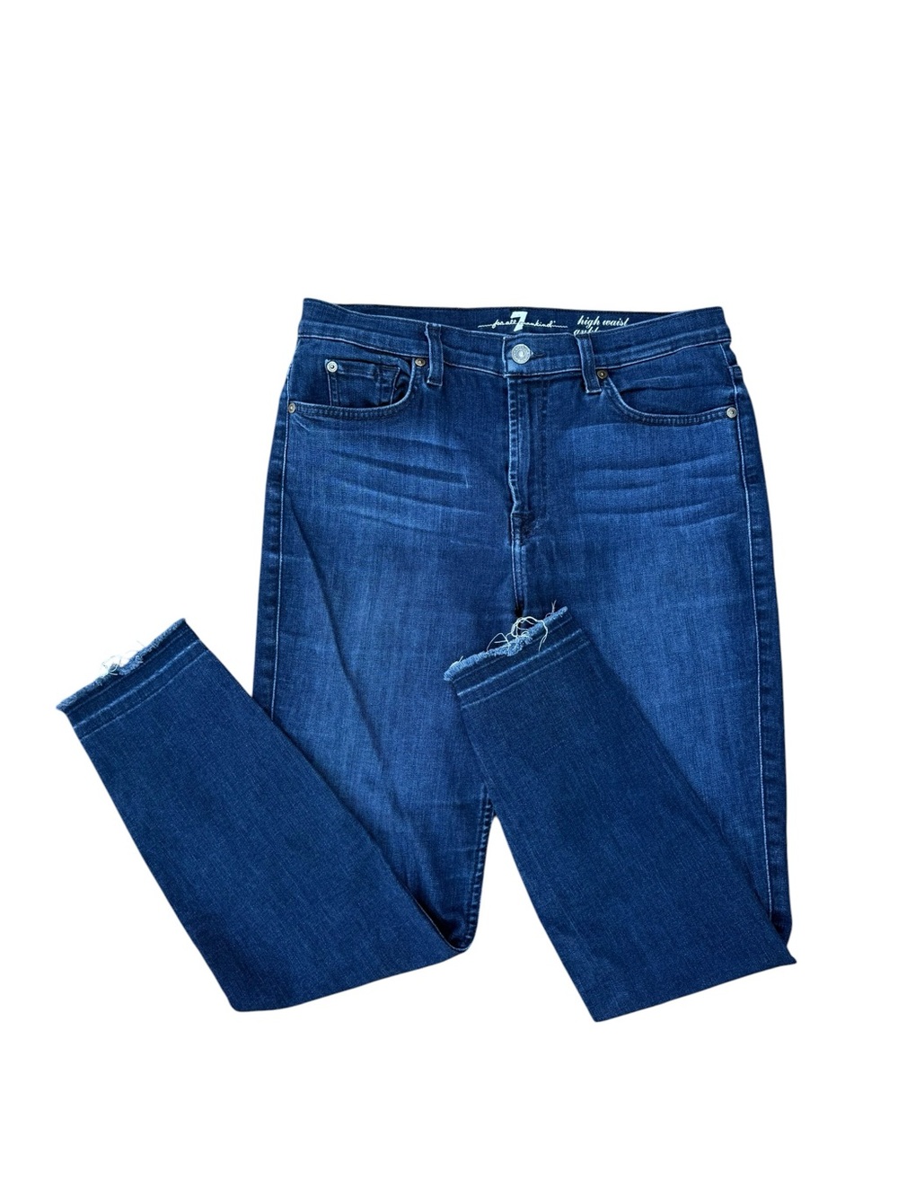 7 For All Mankind High Waist Ankle Gwenevere Jeans Size 31
